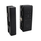 Electronic Glass Door Lock Fingerprint Keyless Entry Electronic Antitheft for Home Office V1294-YM220926SM03-1-0421