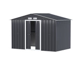 Giantz Garden Shed Outdoor Storage 2.15x1.3M Tool Workshop House Shelter Sliding Door SHED-GAB-4X7-AB