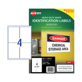 Avery LaserLbl L7069 4Up Pk25 DS-AV959069