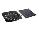 Solar Panel Fan Kit Solar Exhaust Fan 100W Solar Powered Panel with 10inch Round Fan for Greenhouse V1294-YM0706-3114230113611