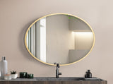Yezi Wall Mirror Round Bathroom Decor 50cm DECO1018-50-GD_NZ