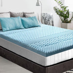 Giselle Memory Foam Mattress Topper 7-Zone 8cm King Single MATTRESS-TOP-7Z-8-KS