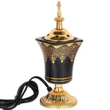 Electric Incense Burner Frankincense Incense Holder Vintage Arabic Censer Burner Home Yoga Spa V1369-AZ3-W-08906