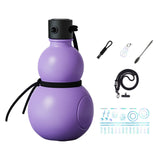 Gourd Water Bottle PCTG Multifunctional Stylish Gourd Drinking Cup Jug for Home and Office Purple V1294-YM0901-3117240276614