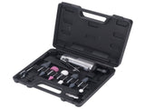 1/4in Air Die Grinder Kit Portable Pneumatic Polishing Grinding Machine Straight Handle 22000RPM V1294-YM0703-3111230001311