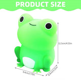 Home Lighting Dimmable Frog Night Light for Kids Silicone Lamp USB Charging Multi Mode Dimmable V1370-AZ4-19326