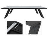 Mini Portable Aluminium Alloy Folding Table Outdoor Camping BBQ Picnic Table Black V1294-YM0901-3111200232911