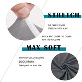 Set of 6 Universal Stretch Chair Covers - Modern - Grey V1237-ZY-203-2164