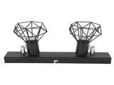 Ceiling Track Light Fixture E14 Lamp Holder Adjustable 2 Head Vintage Tracking Light Kit Hardwired V1294-YM0703-3119230087811