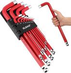 ELEAD 13Pc Extra Large Hex Key Set Long Allen Key Wrench Ball End SAE 5/64"-3/4 V465-E70040