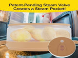 Yummy Can Potatoes, with Lid Silicone Yummy Can for Microwave Copper Color Splatter-Proof V1366-AZ2-W-15605