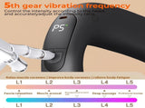 Portable Heated Fascia Ring Massager with 5-Speed Vibration & USB-C Charging Deep Tissue Muscle V1107-CS-ZDAMQ1