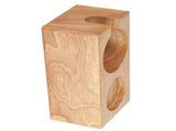 2Hole Wooden Tamper Base Natural Wood Color External Durable Tamping Station Handle Stand for V1294-YM0710-3118210241211