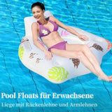 NNEOBA Light-up Inflatable Pool Float Chair V728-1005006807313682