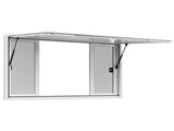 Concession Window 1524x915 mm, Aluminum Alloy Service Window for Food Truck, Up to 85 Degrees Stand V952-SCFWCK6036YCSVAAR001V0