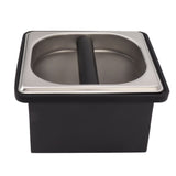 Coffee Knock Box Rubber Coffee Box with Removable Stainless Steel Ground Container for Cafe Bar S V1294-YM0521-3118230088811