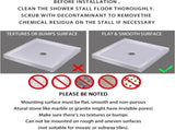 Square Non-Slip Mat with Suction Cups and Drain Holes, Soft Machine-Washable Bathtub Mat for V1189-LC-AMZ-00301