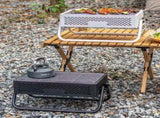 Portable Charcoal Grill with Foldable Legs & Stainless Steel Grate Compact Outdoor BBQ for V1107-CS-HWTKL
