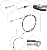 Golf Cart Transmission Shift Forward Reverse Cable for 1998-2003 Club Car DS Carts, OEM 101951501 V1259-DP01-A-5442