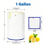 8pcs 5 Gallon Filter Bag V1221-XM-GLD-003
