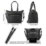 Travel Bag - Women's Travel Bag - Sports & Fitness Bag - Yoga Bag - Sports Bag - Carry-On Luggage V1265-260-BLACK1