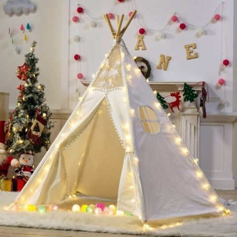 5 Poles Giant Kids Teepee Tent V178-12762