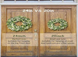 24-26 Inch Artificial Spring Summer Greenery Christmass for Front Door Green Eucalyptus Leaf V1258-DP02-WO-491