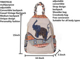 women casual boho woven medium canvas prime travel laptop hippie embroidered vintage V1369-AZ3-W-00627
