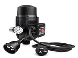 Giantz Water Pressure Pump Controller Auto Switch Control Electric Electronic Black PUMP-TPC-21-BK