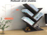 CARLA HOME 5-Tier Tree Bookshelf Storage Rack for Home Office or Bedroom V178-36164