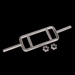 Chrome Tricep Bar Barbell Heavy Duty with Spinlock Collars V63-770365