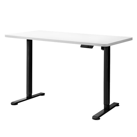 Levede Motorised Standing Desk Height 120cm White 800x 1.5MM DH4948-120S-BKWH