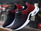 Men's Fashion Sneakers with Breathable Mesh and Cushioned Sole - Blue - Size 9 V1106-M-SHOE-7290-BLUE-9AU9EU42
