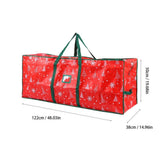 Christmas Tree Bag, 4 Ft Extra Large, Plastic Waterproof Snowflake Christmas Tree Bag Large V1192-AZ-W-33689