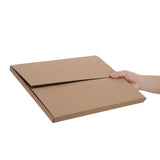 10pcs Vinyl Record Shipping Mailer Boxes Kraft Paper Box Mailers V1192-AZ-W-32972