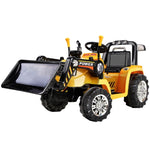 Rigo Kids Electric Ride On Car Bulldozer Digger Loader Remote 6V Yellow RCAR-BULLDOZER-YL