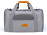 Foldable Soft-Sided Pet Carrier for Travel - Fits Cats & Small Dogs Under 6kg, with Removable Plush V888-ELOSUNG35854