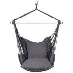 NOVEDEN Hammock Chair Hanging Rope Swing with 2 Seat Cushions Included V227-6777715009160