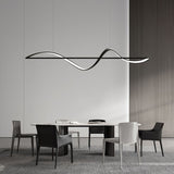 BAMDECOR A36 Modern LED Linear Chandeliers Pendant Lights with Dimmable LED and Adjustable Hanging V255-A36-L140