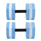 2Pcs High Density EVA Foam Dumbbell Set Aquatic Exercise Dumbbells for Men Women Indoor Swimming V1294-YM0521-3111230070812