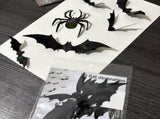 Halloween Bat Wall Stickers - Removable Spooky Decor Decals V1192-GMCS-0827-005