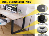 Black Table Legs Frame Metal Dining Table Desk 600X720MM V952-ZTHS600X720MM0001V0