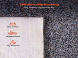 Indoor Plush Area Rugs, 2.74 x 3.66 m Plush Carpet, Area Rugs Furry with Long Plushs Pile, Thick & V952-JXTDDTSSCR9X6FZJ6001V0