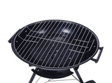 Outdoor Folding Apple-Shaped Stainless Steel Charcoal Barbecue Grill - 41cm Grill Net V888-ELOSUNG28465