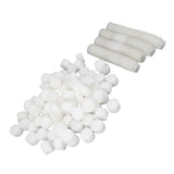100PCS Net Cups with 100PCS Sponges Plastic Breathable Bottomless Garden Plant Net Pot Bucket Basket V1294-YM0703-3111230094612