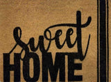 Large Sweet Home Doormat Door Mat 90cm V637-E423633