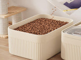 Airtight Pet Food Storage Container for Dog Cat Food Up to 10lbs Large Dry Food Bin with Measuring V1189-LWWAL-20260401-05499