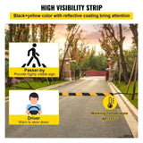 Rubber Speed Bump, 2 Pack 2 Channel Speed Bump Hump, 42" Long Modular Speed Bump Rated 22000 LBS V952-YCZDLCG402PCS1S6RV0