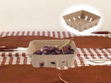 60Pcs Small Storage Baskets Brown Paper Pulp for Picnic and Outdoor Use V1369-AZ3-W-10520