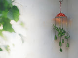 Hanging Birds Chime w Bell 13cm V637-74158BRD